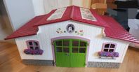 stall och box med häst, schleich