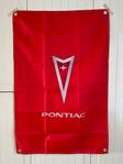 PONTIAC- FLAGGA - VÄGGPRYDNAD 