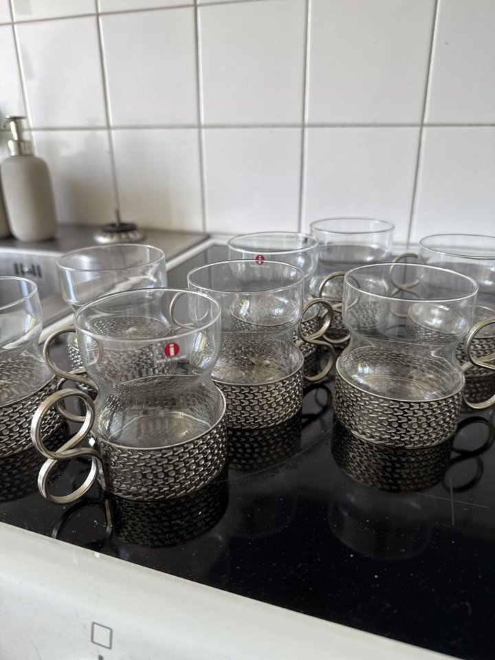 Ittala Teeglas med hållare