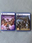 PS5 Dragon age 2 och Monster hunter wilds