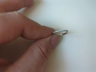 Vitguld ring allians 2.3 gram diamanter 17 3/4 strl
