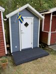 Badhytt vid Fritidsbaren och Ystad sandstrand