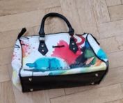 Desigual väska bowlingbag painter med dragkedja fickor rem