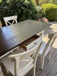 Mayflower matbord m Ingolf IKEA stol + 1 barstol Ingolf