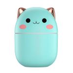 Mini Luftfuktare Katt Design – Grön färg