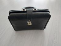 Portfölj retro riktigt läder
