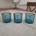 3 ljushållare Littala, Marimekko