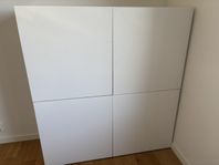 Ikea Bestå vit stomme ljusgrå luckor! 