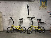 2 Daewoo Shuttle - ihopfällbara cyklar