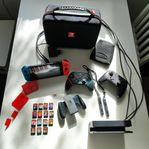 Nintendo Switch Bundle + 15 Games + Controllers