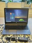 HP ProBook i5processor  16GB Ram 256GB  Hårddisk laddare