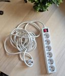6 slot Power Socket 5 meter cable