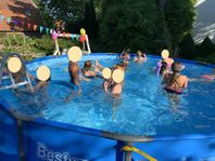 Bestway Steel Pro Max ovanmark pool m värmepump/sandfilter