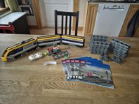 LEGO tågbana + extra räls