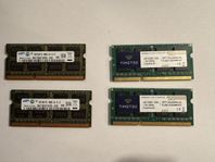 RAM minnen 2x4gb + 2x2gb