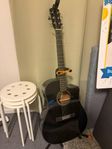 Fender CD-60SCE Dreadnought Electro Acoustic, Black