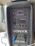 Vonyx VPS1222A Aktivt högtalarsystem 12tum LED stativ 800w