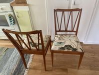 Vintage Ikea Wilmar stolar i teak från 1957