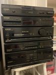 Stereo+CD-växlare+LP-spelare+Kassettspelare+Högtalare