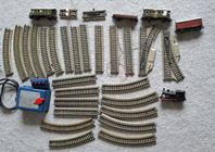 Märklin spår, transformator, lok och vagnar