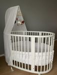 Stokke Sleepi spjälsäng (Mini + förlängning)