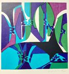 Gerhard WIND Signerad litografi, 1971