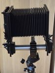 Sinar 4x5 storformatskamera med tillbehör