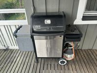 Weber Genesis Sikver Professional med Weber överdrag