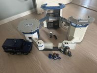 Playmobil polishuvudkontor med fängelse 6919 och polisbil
