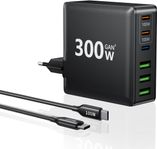 NY! USB-C Laddare, 300W, 6 Portar – Snabbladdare