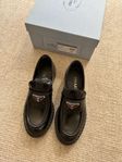 Prada Platform leather loafers