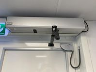 Dörrautomatik med passagesystem och motorlås