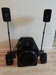 Logitech Z906 med 2 eleganta stativ