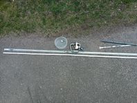  espangolette ytter/altandörr, h= med 200cm  