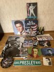  Elvis Presley – resväska, affischer, klockor, brickor m.