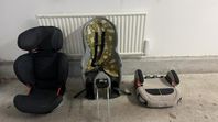 Bilbarnstol, cykelstol mm
