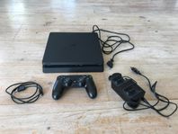 Playstation 4 Slim 1 TB med 1 kontroll + laddstation