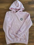 Rosa Hoodie oanvänd xs