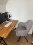 Stol Gladstone Rowico Home (mörkbeige)