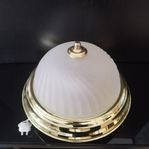 PLAFOND IKEA Sweden Vintage 1900-tal i glas och förgylld A.