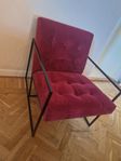 Burgundy Velvet Chair