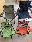 campingstolar 4 st