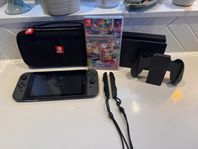 Nintendo Switch med Mario kart 
