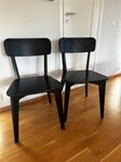 Stolar från IKEA i svart 