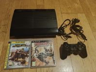 ps3 super Slim med spel 