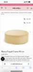 MELIMELI Bianca Fotpall Creme 90 cm