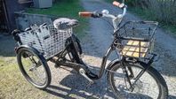 Elcykel Evobike 3 hjul 5växlar 