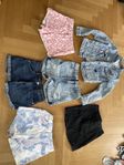 jeans st 152 shorts jeansjacka jeanskjol
