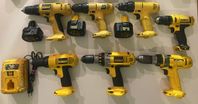 7 Dewalt skruvdragare