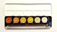 Akvarellfärger 6 st : FineTec Pearlescent Colours Metallic